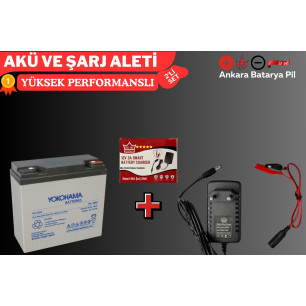 YOKOHAMA 12V 24 AH JEL VE 3 AMPER AKÜ ŞARJ CİHAZI YOKOHAMA 12V 24 AH JEL VE 3 AMPER AKÜ ŞARJ CİHAZI